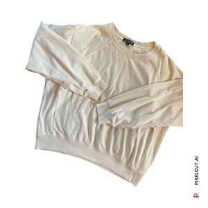 Cream JCrew Sweatshirt NWOT
